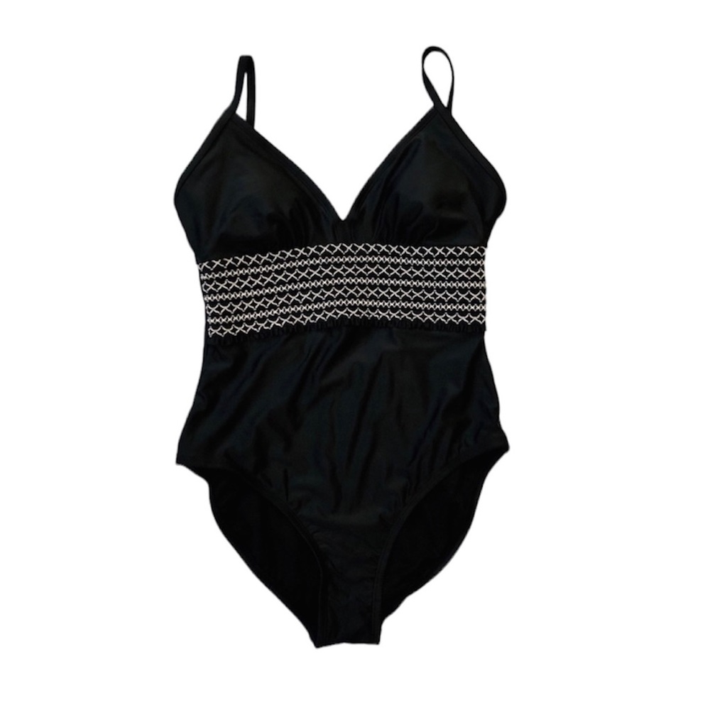 NWOT Kona Sol Swimsuit One Piece Black Small